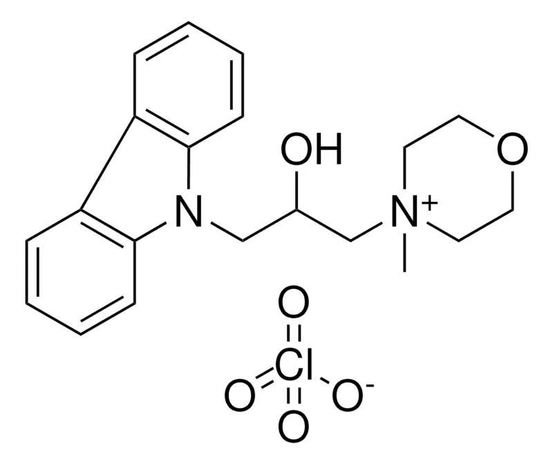 Sigma-Aldrich 4-(3-(9H-CARBAZOL-9-YL)-2-HYDROXYPROPYL)-4-METHYLMORPHOLIN-4-IUM PERCHLORATE,AldrichCPR