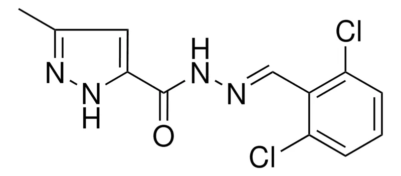 Sigma-Aldrich 5-METHYL-2H-PYRAZOLE-3-CARBOXYLIC ACID (2,6-DICHLORO-BENZYLIDENE)-HYDRAZIDE,AldrichCPR