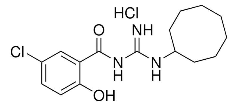 Sigma-Aldrich N-(5-CHLORO-2-HYDROXY-BENZOYL)-N'-CYCLOOCTYL-GUANIDINE, HYDROCHLORIDE,AldrichCPR