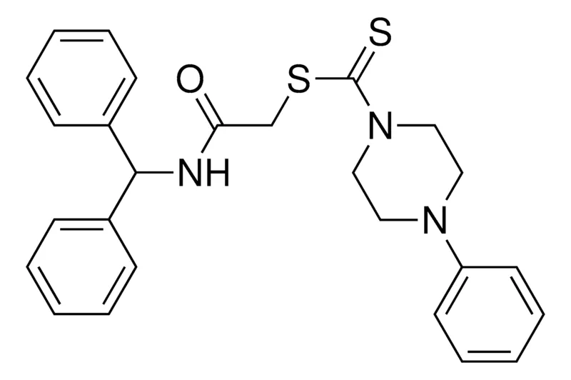 Sigma-Aldrich 2-(BENZHYDRYLAMINO)-2-OXOETHYL 4-PHENYL-1-PIPERAZINECARBODITHIOATE,AldrichCPR