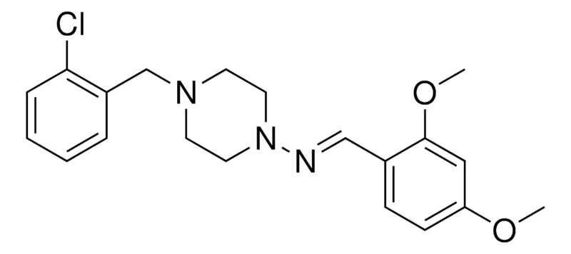 Sigma-Aldrich (4-(2-CHLORO-BENZYL)-PIPERAZIN-1-YL)-(2,4-DIMETHOXY-BENZYLIDENE)-AMINE,AldrichCPR