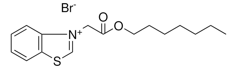 Sigma-Aldrich 3-HEPTYLOXYCARBONYLMETHYL-BENZOTHIAZOL-3-IUM, BROMIDE,AldrichCPR