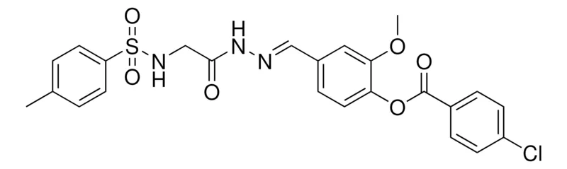 Sigma-Aldrich 2-MEO-4-(2-((((4-ME-PH)SULFONYL)AMINO)AC)CARBOHYDRAZONOYL)PH 4-CHLOROBENZOATE，AldrichCPR