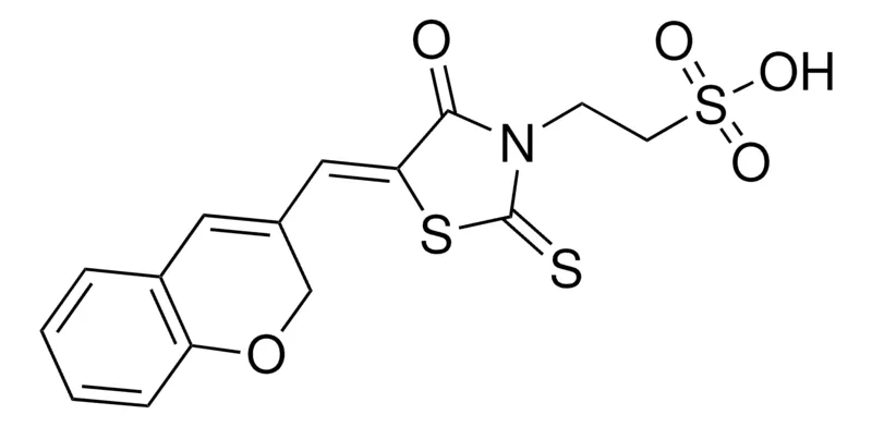 Sigma-Aldrich 2-[(5Z)-5-(2H-CHROMEN-3-YLMETHYLENE)-4-OXO-2-THIOXO-1,3-THIAZOLIDIN-3-YL]ETHANESULFONIC ACID，AldrichCPR