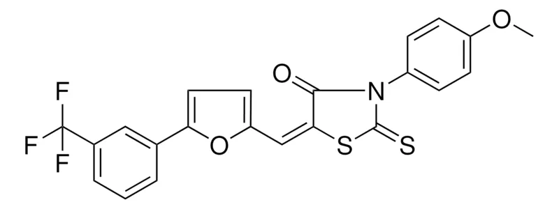 Sigma-Aldrich 3-(4-MEO-PH)-2-THIOXO-5-(5-(3-TRI-F-ME-PH)FURAN-2-YLMETHYLENE)-THIAZOLIDIN-4-ONE，AldrichCPR
