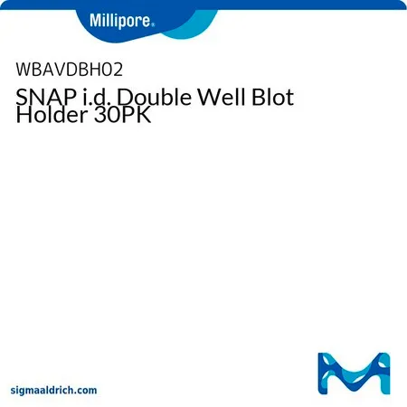默克密理博 SNAP i.d. Double Well Blot Holder 30PK，一包30