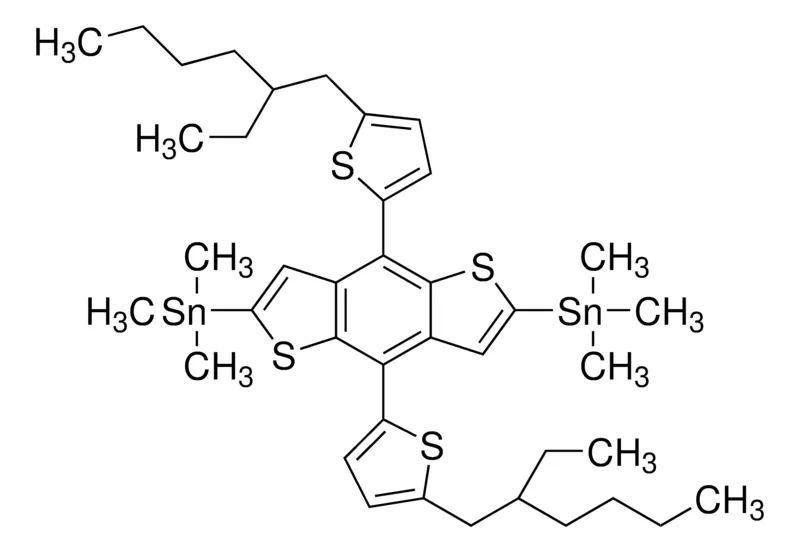 Sigma-Aldrich 1,1′-[4,8-Bis[5-(2-ethylhexyl)-2-thienyl]benzo[1,2-b:4,5-b′]dithiophene-2,6-diyl]bis[1,1,1-trimethylstannane]