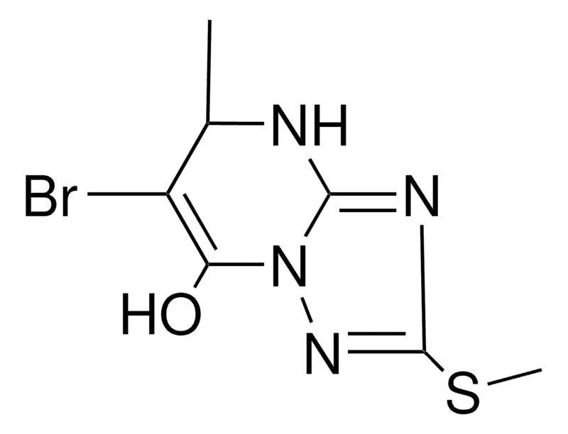 Sigma-Aldrich 6-BROMO-5-METHYL-2-(METHYLTHIO)-1,3,4-TRIAZAINDOLIZIN-7-OL,AldrichCPR