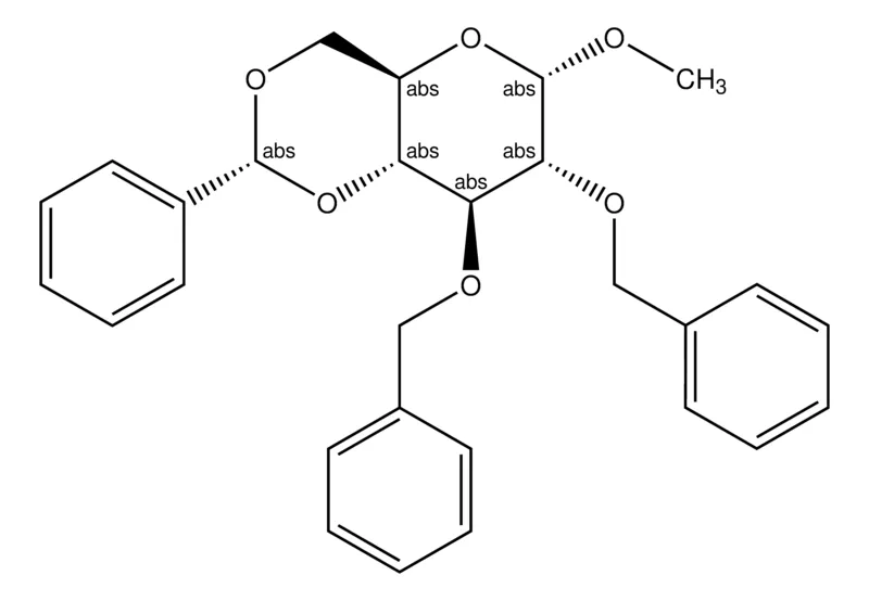 Sigma-Aldrich METHYL 2,3-DI-O-BENZYL-4,6-O-BENZYLIDENE-ALPHA-D-GLUCOPYRANOSIDE,AldrichCPR