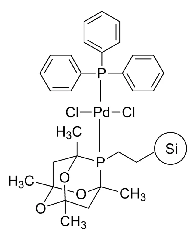 Sigma-Aldrich Triphenylphosphine palladium(II) dichloride phosphaadamantane ethyl Silica