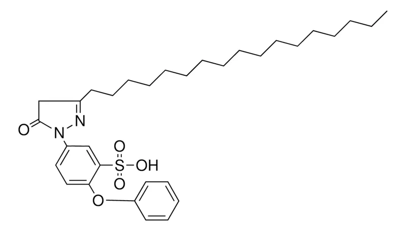 Sigma-Aldrich 5-(3-HEPTADECYL-5-OXO-2-PYRAZOLIN-1-YL)-2-PHENOXYBENZENESULFONIC ACID,AldrichCPR