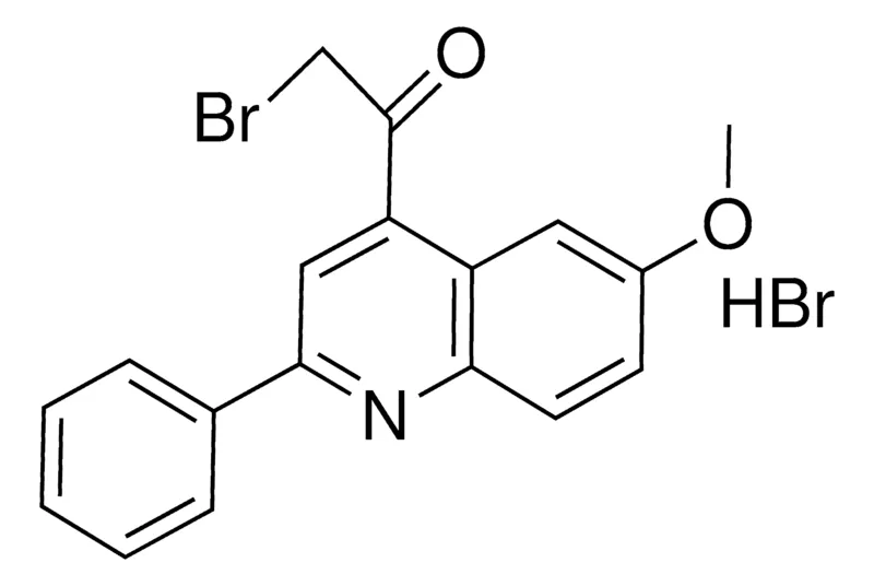 Sigma-Aldrich 4-(2-BROMOACETYL)-6-METHOXY-2-PHENYLQUINOLINE HYDROBROMIDE,AldrichCPR