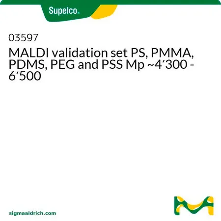 默克Supelco GPC 标准品套装 PS、PMMA、PDMS、PEG 和 PSS Mp 5′000-20′000,符合 DIN 认证。