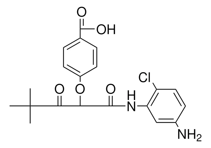 Sigma-Aldrich 4-(1-(N-(5-AMINO-2-CHLOROPHENYL)CARBAMOYL)-3,3-DIMETHYL-2-OXOBUTOXY)BENZOIC ACID，AldrichCPR