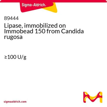 Sigma-Aldrich 固定在Immobead 150上的脂肪酶 来源于皱褶假丝酵母，≥100 U/g