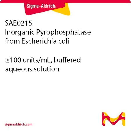 Sigma-Aldrich Inorganic Pyrophosphatase from Escherichia coli,≥100单位/mL,缓冲水溶液