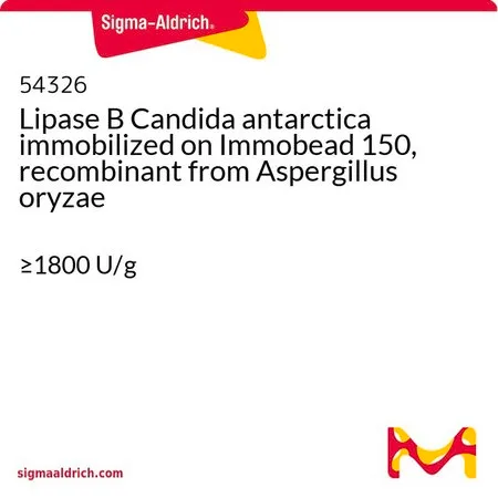 Sigma-Aldrich 固定化于 Immobead 150 的南极洲假丝酵母脂肪酶 B,重组 来源于米曲霉,≥1800 U/g