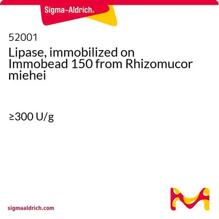 Sigma-Aldrich 固定在Immobead 150上的脂肪酶 来源于米赫根毛霉,≥300 U/g