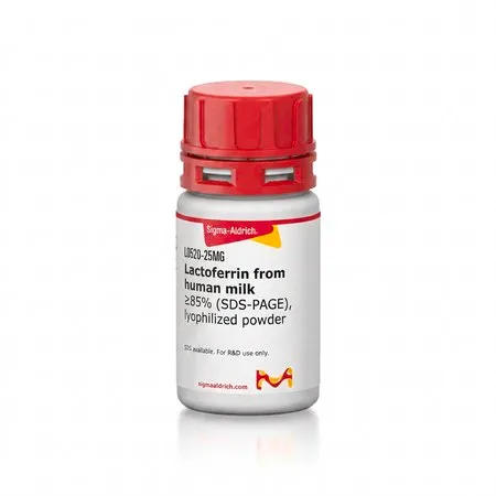 Sigma-Aldrich 乳铁蛋白 来源于人奶，≥85%（SDS-PAGE），冻干粉