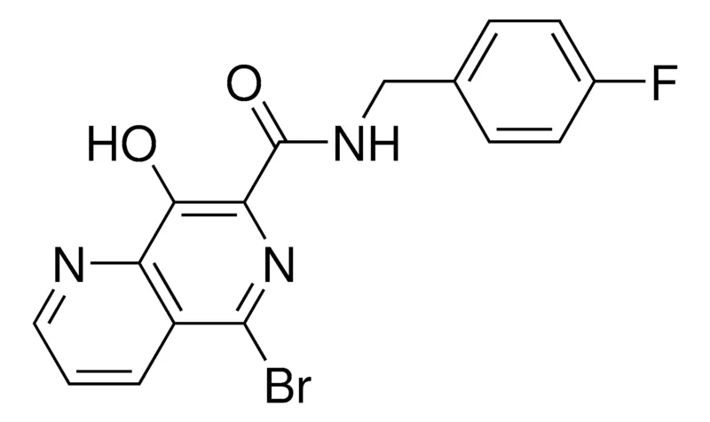 Sigma-Aldrich 5-Bromo-N-(4-fluorobenzyl)-8-hydroxy-1,6-naphthyridine-7-carboxamide,≥90%