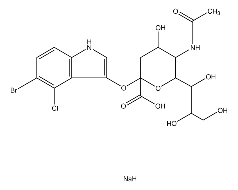 Sigma-Aldrich 5-溴-4-氯-3-吲哚基 α- D -N-乙酰神经氨酸 钠盐,≥90%,粉末