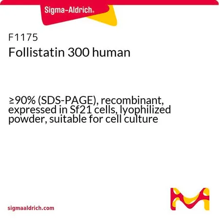 Sigma-Aldrich Follistatin 300 human，≥90%（SDS-PAGE），重组，在Sf 21细胞中表达，冻干粉，适用于细胞培养