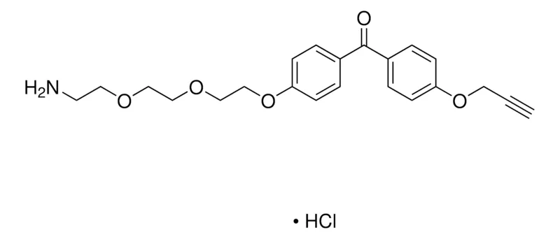 Sigma-Aldrich (4-(2-(2-(2-Aminoethoxy)ethoxy)ethoxy)phenyl)(4-(prop-2-yn-1-yloxy)phenyl)methanone HCl salt，≥95%