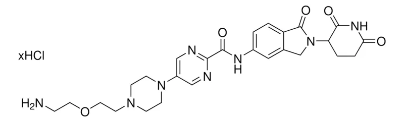 Sigma-Aldrich C5 Lenalidomide-pyrimidine-piperazine-PEG1-NH2 hydrochloride,≥95%