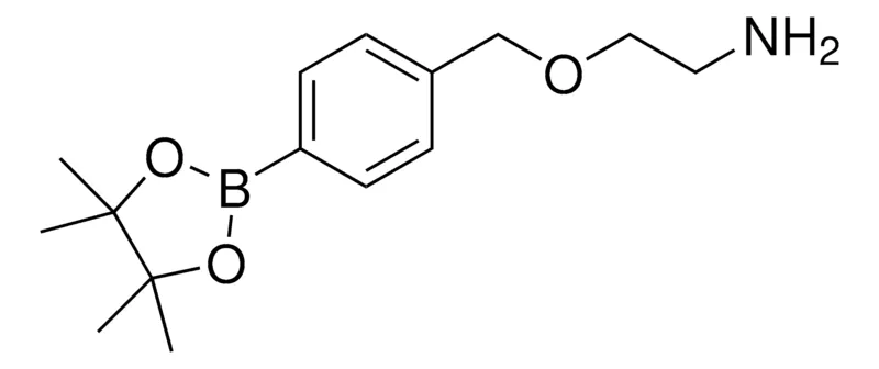 Sigma-Aldrich 2-((4-(4,4,5,5-Tetramethyl-1,3,2-dioxaborolan-2-yl)benzyl)oxy)ethan-1-amine,≥95%