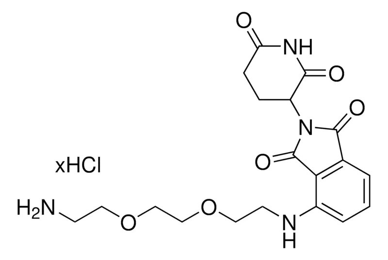 Sigma-Aldrich Pomalidomide-PEG2-C2-NH2 hydrochloride,≥95%