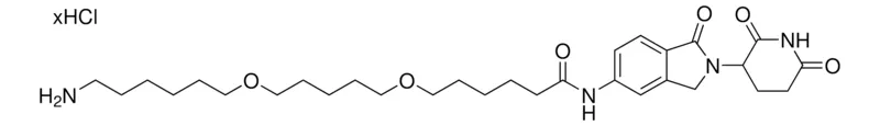 Sigma-Aldrich C5 Lenalidomide-C6-PEG1-C3-PEG1-Butyl NH2 hydrochloride,≥95%