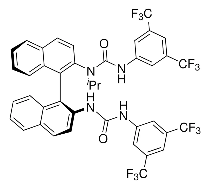Sigma-Aldrich ((S)-3-(3,5-Bis(trifluoromethyl)phenyl)-1-(2′-(3-(3,5-bis(trifluoromethyl)phenyl)ureido)-[1,1′-binaphthalen]-2-yl)-1-isopropylurea，≥95%，粉末或晶体