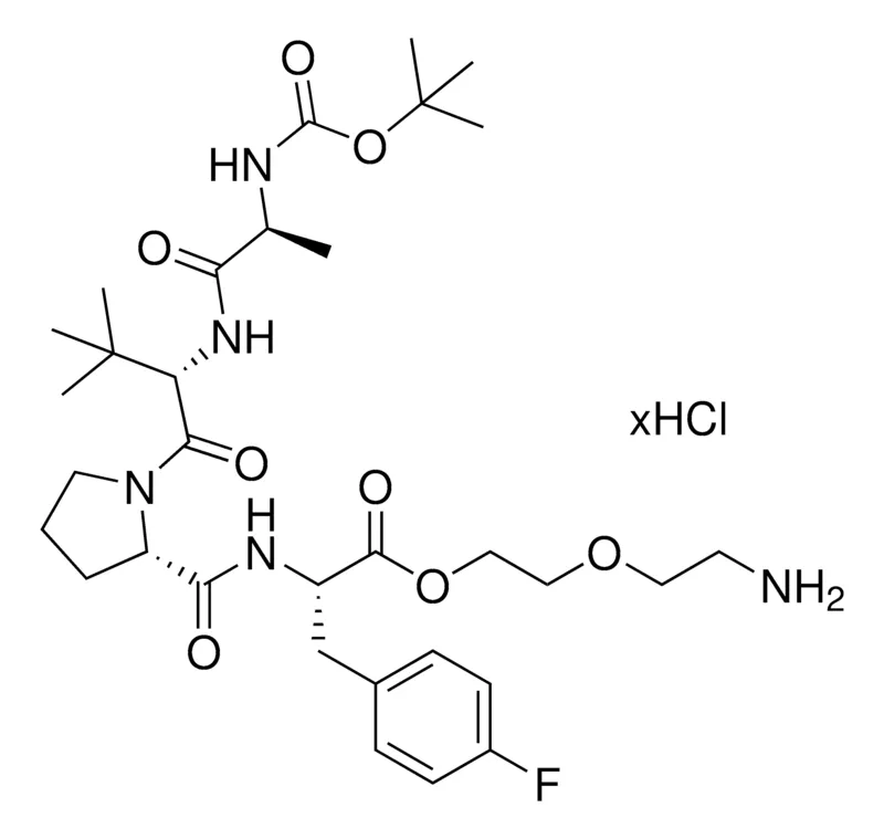 Sigma-Aldrich BocA1V1PF2-OPEG1-NH2 hydrochloride,≥95%