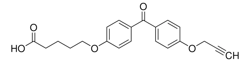 Sigma-Aldrich 5-(4-(4-(Prop-2-yn-1-yloxy)benzoyl)phenoxy)pentanoic acid,≥95%