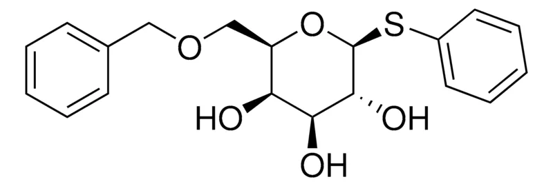 Sigma-Aldrich (2R,3R,4S,5R,6S)-2-((benzyloxy)methyl)-6-(phenylthio)tetrahydro-2H-pyran-3,4,5-triol，≥95%