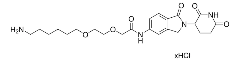 Sigma-Aldrich C5 Lenalidomide-PEG2-Butyl NH2 hydrochloride,≥95%