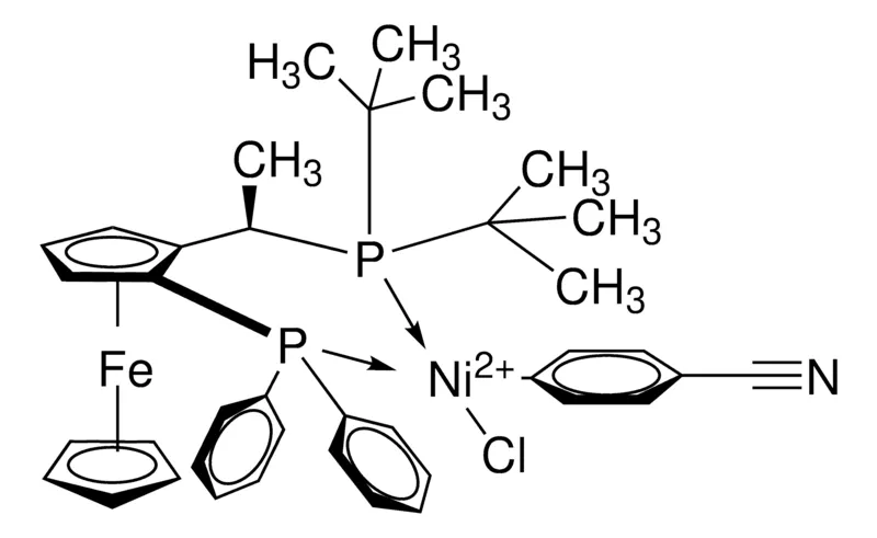 Sigma-Aldrich 氯(4-氰基苯基)[(R)-1-[(S)-2-(二苯基膦基)二茂铁基]乙基二叔丁基膦]镍(II)，≥95%，粉末或固体