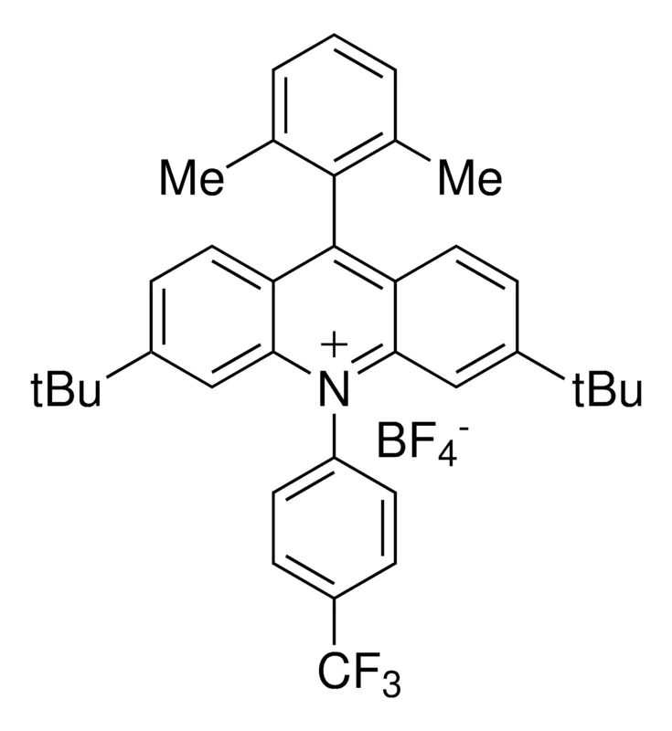 Sigma-Aldrich 3,6-Di-tert-butyl-9-(2,6-dimethylphenyl)-10-(4-(trifluoromethyl)phenyl)acridin-10-ium tetrafluoroborate，≥95%，粉末或晶体