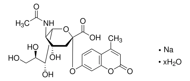 Sigma-Aldrich 2′-(4-甲基伞形酮)-α;-(4-甲基伞形酮)-α- D - N -乙酰神经氨酸 钠盐 水合物,荧光性,≥95%(HPLC),粉末