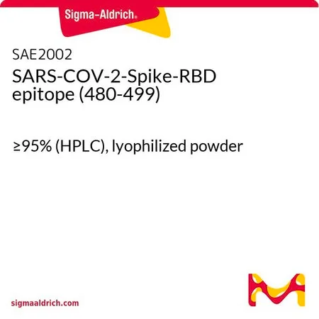 Sigma-Aldrich SARS-COV-2-Spike-RBD epitope (480-499),≥95%(HPLC法),冻干粉末