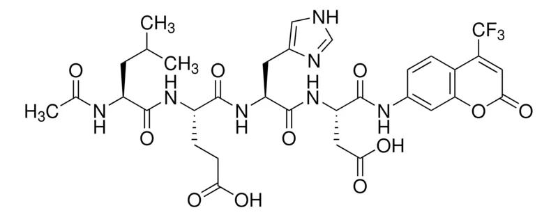 Sigma-Aldrich N-Acetyl-Leu-Glu-His-Asp-7-amido-4-trifluoromethylcoumarin,≥95%(HPLC),粉末