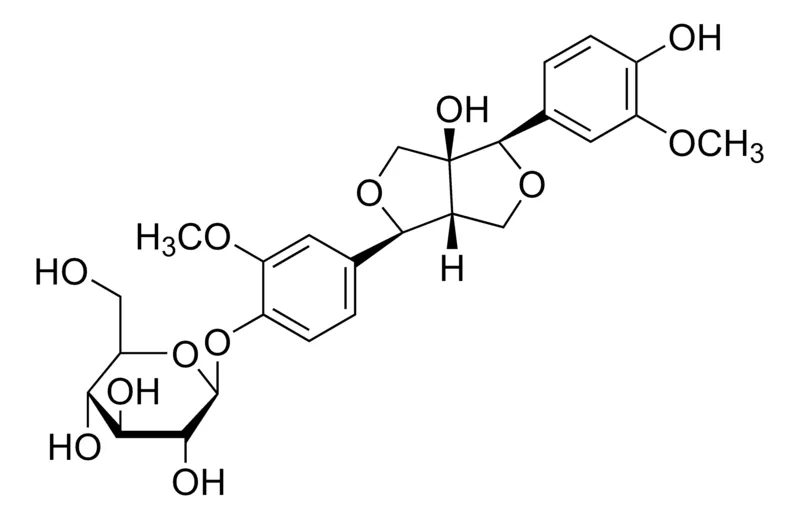 Sigma-Aldrich 8-Hydroxypinoresinol-4′-O-β-D-glucopyranoside，≥95%（LC/MS-ELSD）
