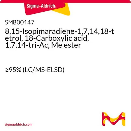 Sigma-Aldrich 8,15-Isopimaradiene-1,7,14,18-tetrol, 18-Carboxylic acid, 1,7,14-tri-Ac, Me ester，≥95%（LC/MS-ELSD）