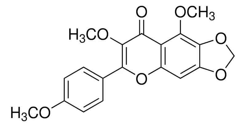 Sigma-Aldrich 8H-1,3-Dioxolo[4,5-g][1]benzopyran-8-one, 7,9-dimethoxy-6-(4-methoxyphenyl)- (9CI, ACI)，≥95%（LC/MS-UV）
