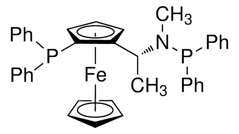 Sigma-Aldrich (R)-N-二苯基膦-N-甲基-(S)-2-(二苯基膦)二茂铁基乙胺,≥96%