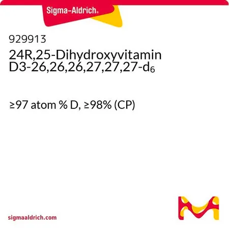Sigma-Aldrich 24R,25-Dihydroxyvitamin D3-26,26,26,27,27,27-d6,≥97原子% D,≥98%(CP)