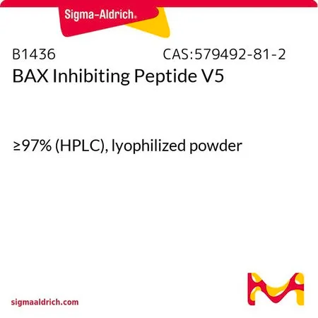 Sigma-Aldrich BAX Inhibiting Peptide V5,≥97%(HPLC法),冻干粉末