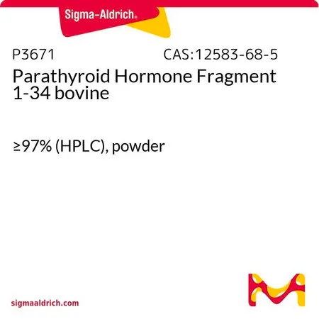 Sigma-Aldrich Parathyroid Hormone Fragment 1-34 bovine,≥97%(HPLC法),粉末