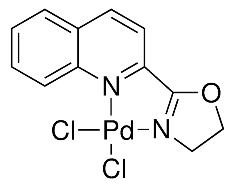 Sigma-Aldrich 二氯[2-(4,5-二氢-2-噁唑基)喹啉]钯(II)，≥97.0%（AT），粉末