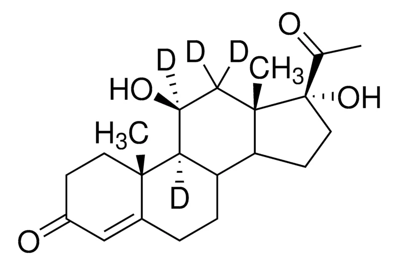 Sigma-Aldrich 21-Deoxycortisol-(9,11,12,12)-d4，≥98原子%D，≥95%（CP）